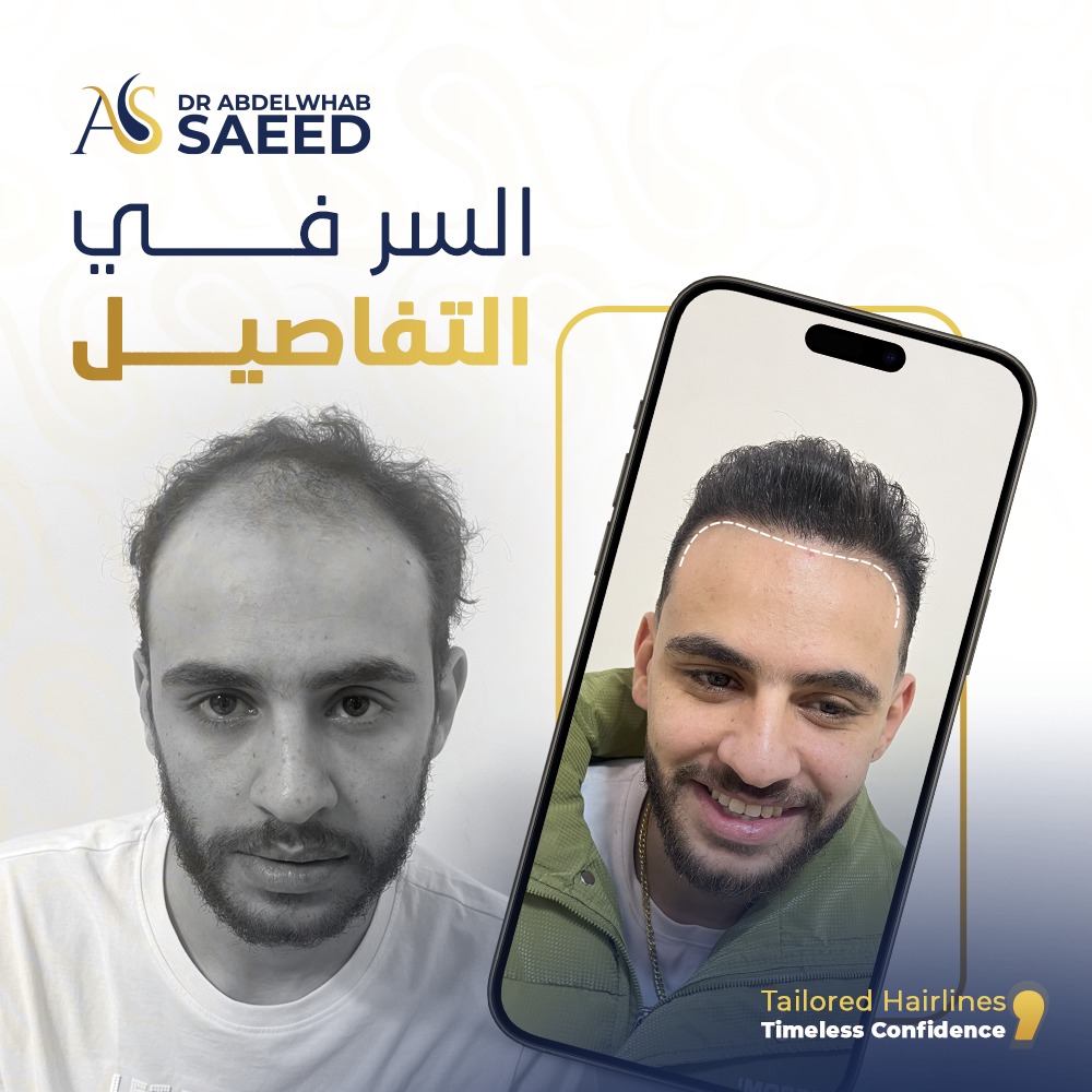 Hair Transplant Before/After - Dr. Abdel Wahab Saeed