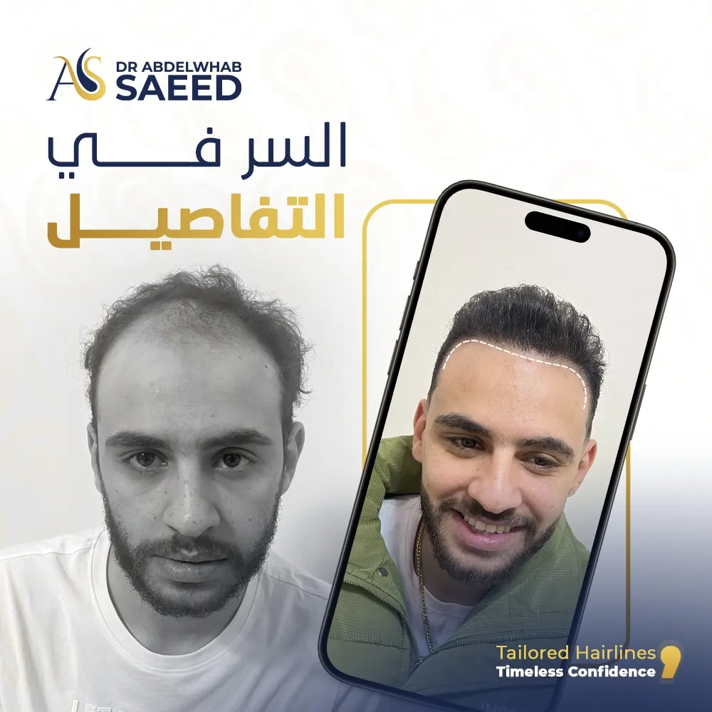 Design for Dr. Abdel Wahab Saeed’s account — hair transplant