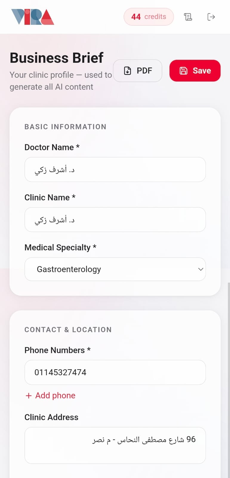 Business Brief - Basic Info