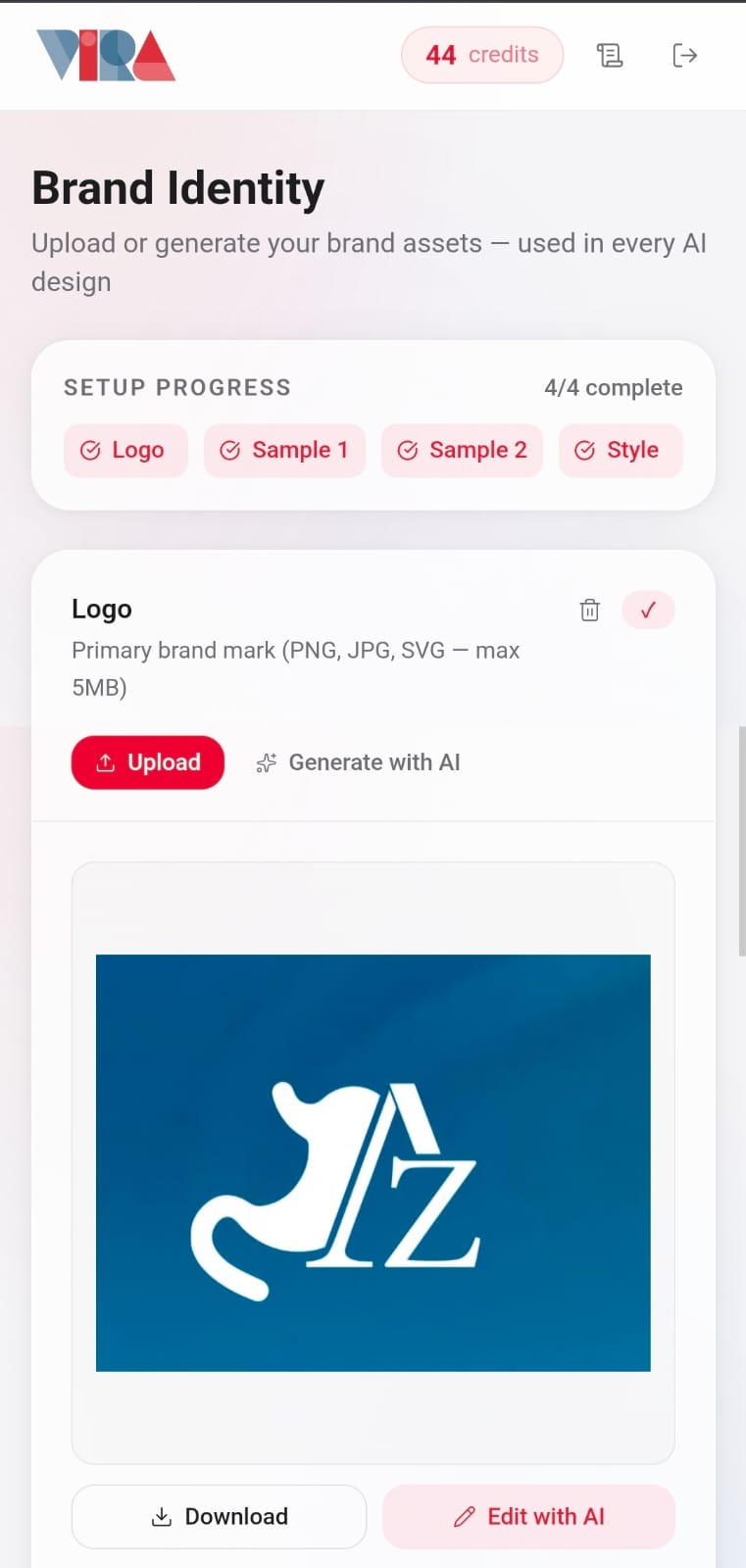 Brand Identity - Logo Upload